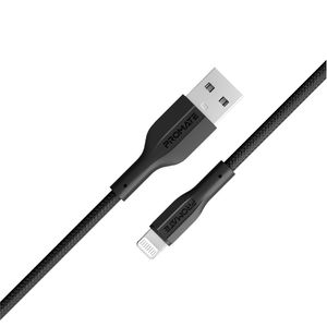 Cable Compatible USB-A a Lightning 1M PROMATE negro