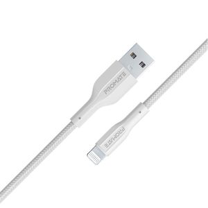 PROMATE XCORD-AI.WHITE CABLE USB-A A LIGHTNING 1M