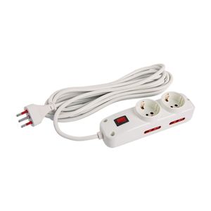 VIVION Alargue 3 metros 2-Schuko +4 3-en-linea 716397