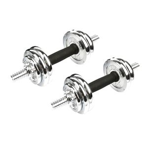 BEST Set de Mancuerna Cromada 130083 - total 15 kg / 7213
