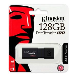 Pendrive Kingston Usb 3.0 Dt100g3/128gb