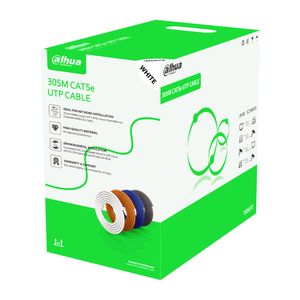 Bobina de cable UTP Dahua CAT5e 305m Aleación CCA Interior