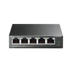 Switch TP-LINK TL-SF1005LP 5 Puertos 10/100 con 4 POE Carcasa Metálica