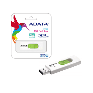 Pendrive USB 32Gb ADATA Blanco/Verde AUV320-32G-RWHGN