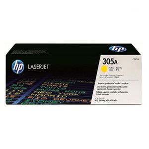TONER HP CE412A 305A AMARILLO M451/475/375 2600 COPIAS