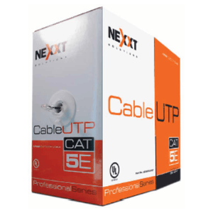 Cable UTP Cat5e Nexxt Bobina 305mts exterior Negro