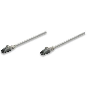 Patchcord Cat6 15m Gris 100% COBRE Intellinet