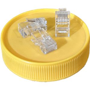 Ficha RJ45 Macho para cable UTP Cat6 10 unidades