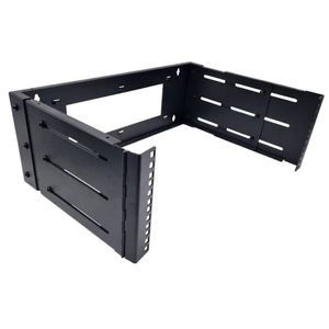 BRACKET NEGRO DE 4U REGULABLE EN PROFUNDIDAD