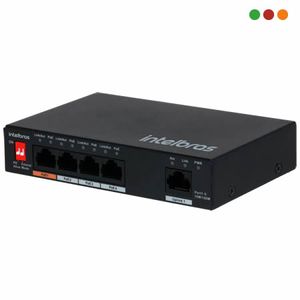 Switch PoE 5 puertos Intelbras SF500 HI-POE