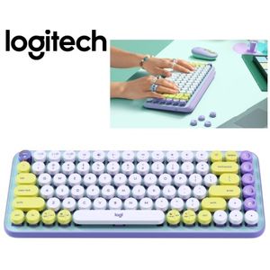 TECLADO LOGITECH POP KEYS FRESH VIBES DAYDREAM INALAMBRICO