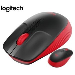 LOGITECH 910-005904 MOUSE M190 ROJO INALAMBRICO