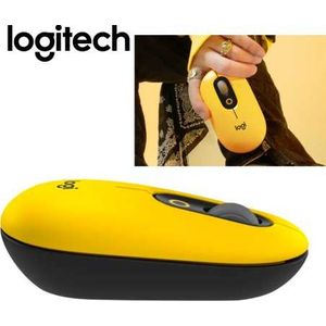 MOUSE LOGITECH POP BLACK/YELLOW INALAMBRICO