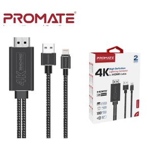 CABLE LIGHTNING A HDMI 4K PROMATE MEDIALINK-LT 1.8M