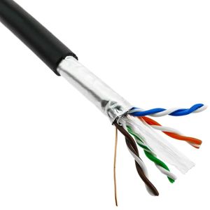 Cable por metro UTP FTP Cat6 Exterior 100% Cobre 1413/6E 305 metros