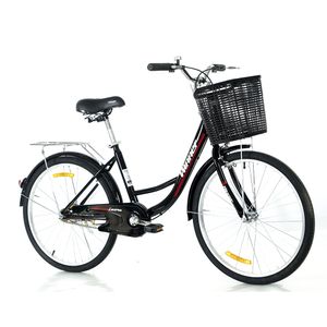 Bicicleta Winner Viena Urban R26 Negro/Rojo