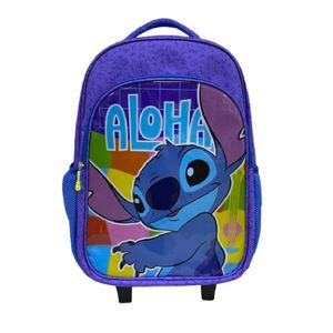 Mochila Disney Stitch Con Carro 40 cm