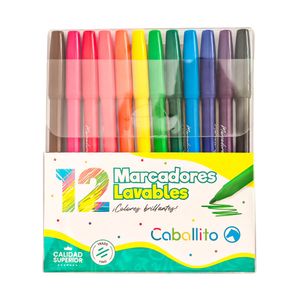 Marcador Fino Caballito 12 U